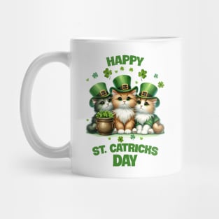 St. Catrick's Day Cute Cats Mug